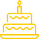 Ícone - Festas e comemorações de aniversário
